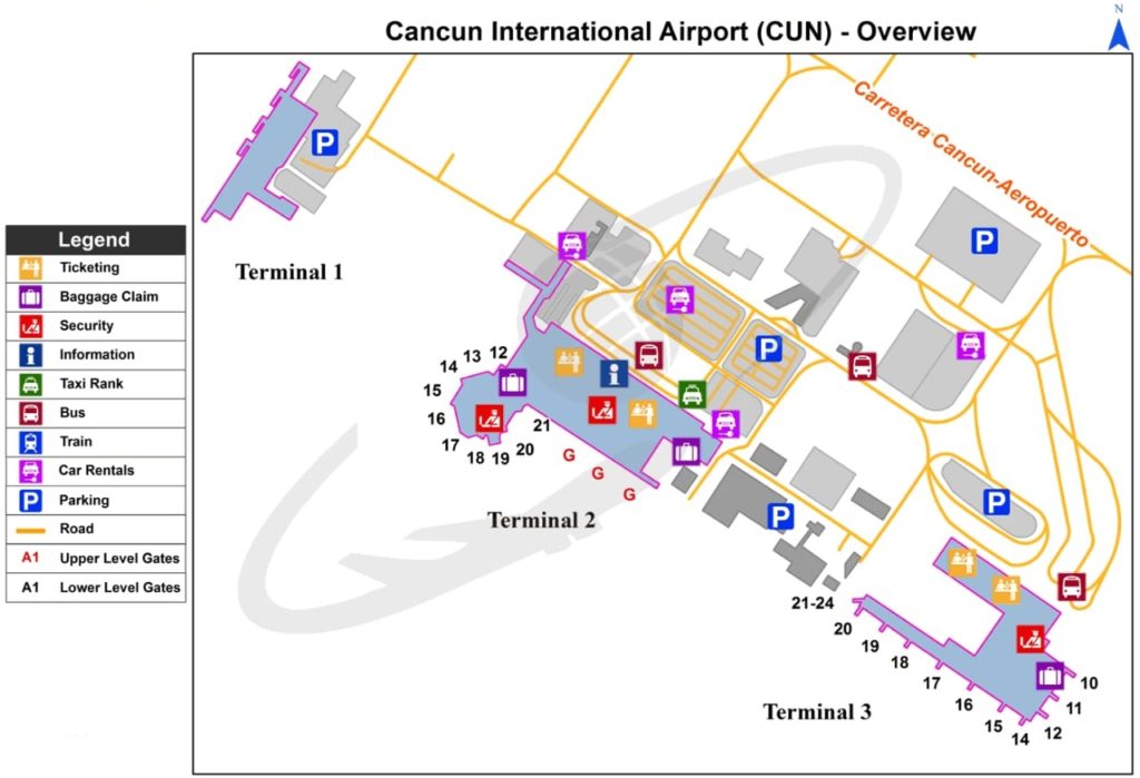 rentalcars cancun airport