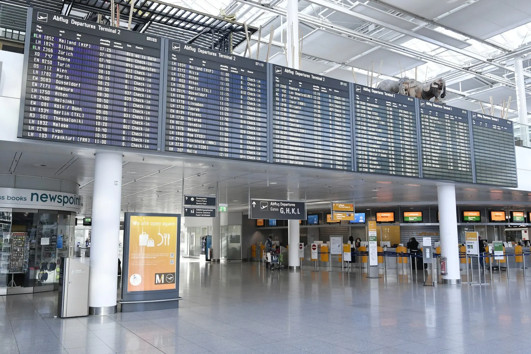 Munich Airport, one of the 10 best airport in the world